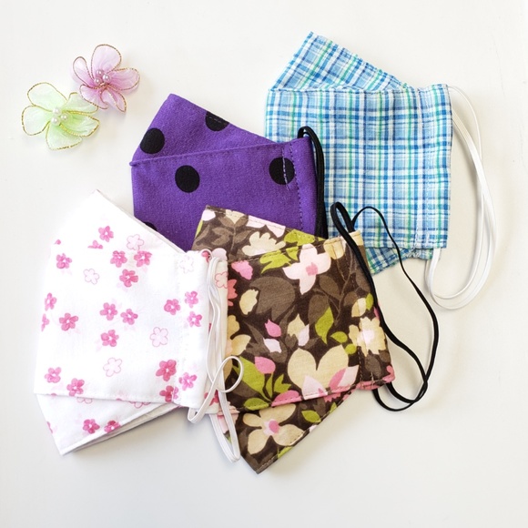 Trendy Jewels Accessories X4 Face Masks Handmade Full Coverage 3